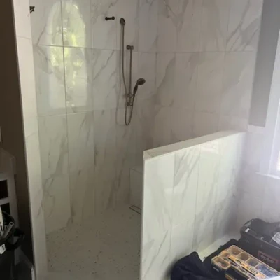 Frameless Shower Enclosure Installation In Marietta, Ga 3 - Glass Company Marietta Glass Company