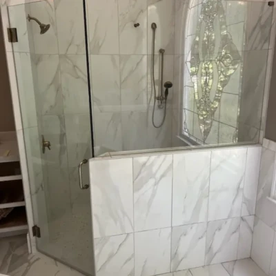 Frameless Shower Enclosure Installation In Marietta, Ga 1 - Glass Company Marietta Shower Doors