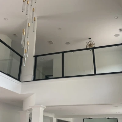 Glass Handrails, Shower Enclosures And Glass Wine Cellar Installed In Fairburn, Ga 8 - Glass Company - Glass Company