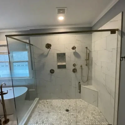 Cumming, Ga Custom Shower Enclosure | Glass Project Spotlight 3 - Glass Company Cumming Frameless Shower Enclosures