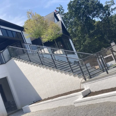 Sandy Springs Glass Handrail Project Spotlight 9 - Glass Company Sandy Springs Glass