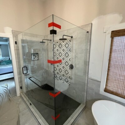 Woodstock Shower Door Enclosure | Glass Project Spotlight 2 - Glass Company Woodstock Shower Doors