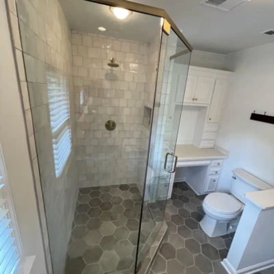 Marietta Shower Door Installation - Neo Angle | Glass Governor Of Atlanta 1 - Glass Company Marietta Glass