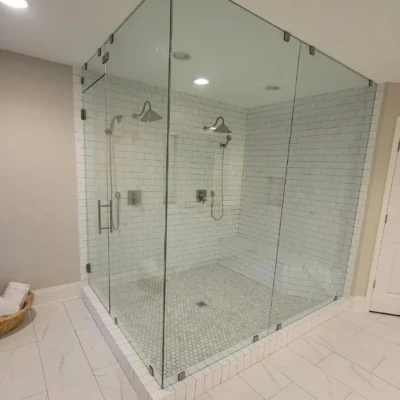 Roswell Custom Frameless Steam Shower Door Enclosure | Glass Governor Of Atlanta 2 - Glass Company Steam Shower Doors Buckhead