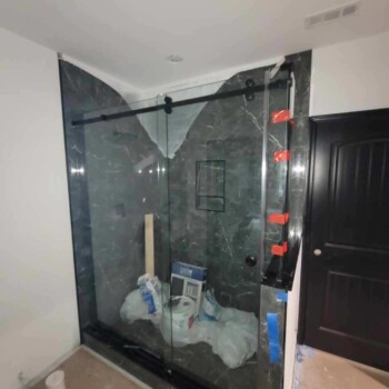 Alpharetta Barn Shower Door Enclosure | Glass Project Spotlight 3 - Glass Company Glass In Alpharetta