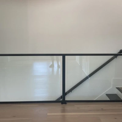 Glass Handrails, Shower Enclosures And Glass Wine Cellar Installed In Fairburn, Ga 14 - Glass Company Custom Glass Handrails Atlanta, Ga