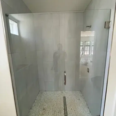 Stunning Frameless Shower Enclosure In Suwanee, Ga | Glass Project Spotlight 1 - Glass Company Frameless Shower Door Suwanee, Ga