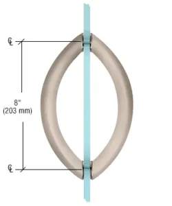 Crescent Crescent Shower Door Handle
