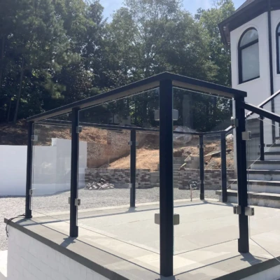 Sandy Springs Glass Handrail Project Spotlight 8 - Glass Company Glass Handrail Systems Atlanta