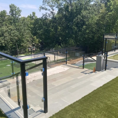 Sandy Springs Glass Handrail Project Spotlight 3 - Glass Company Custom Glass Railings Sandy Springs