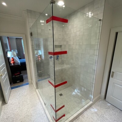 Woodstock Walk-In Glass Shower Enclosure | Glass Project Spotlight 2 - Glass Company Woodstock Shower Enclosure